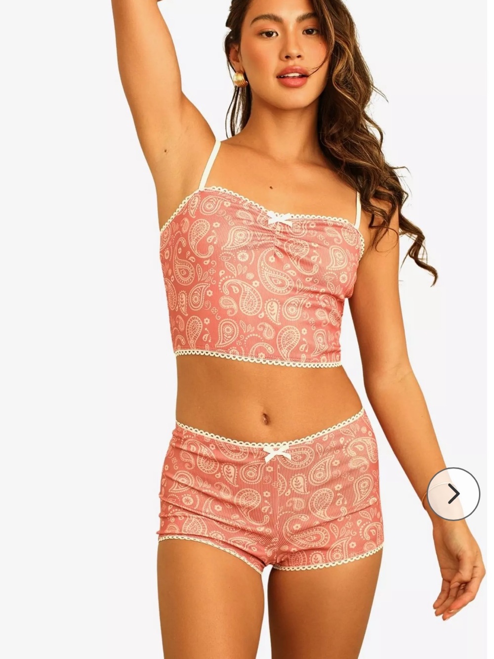 Dippin' Daisy's Sweet Dreams Pajama Set in Pink Paisley